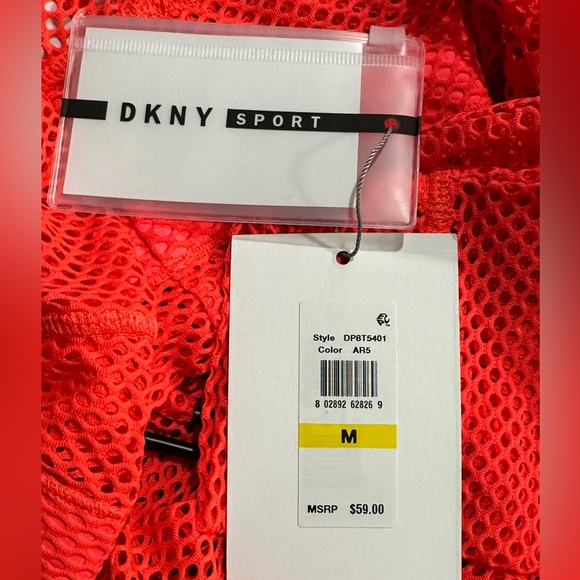 DKNY || Woman’s Sport top is in sheer mesh Size Medium - Picture 9 of 9